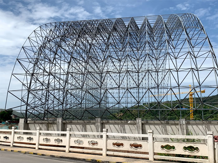 白城山寨矿储煤棚网架